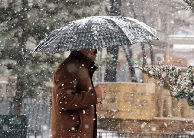 Meteoroloji, günlük hava tahminini açıkladı: Sağanak yağış ve kar var